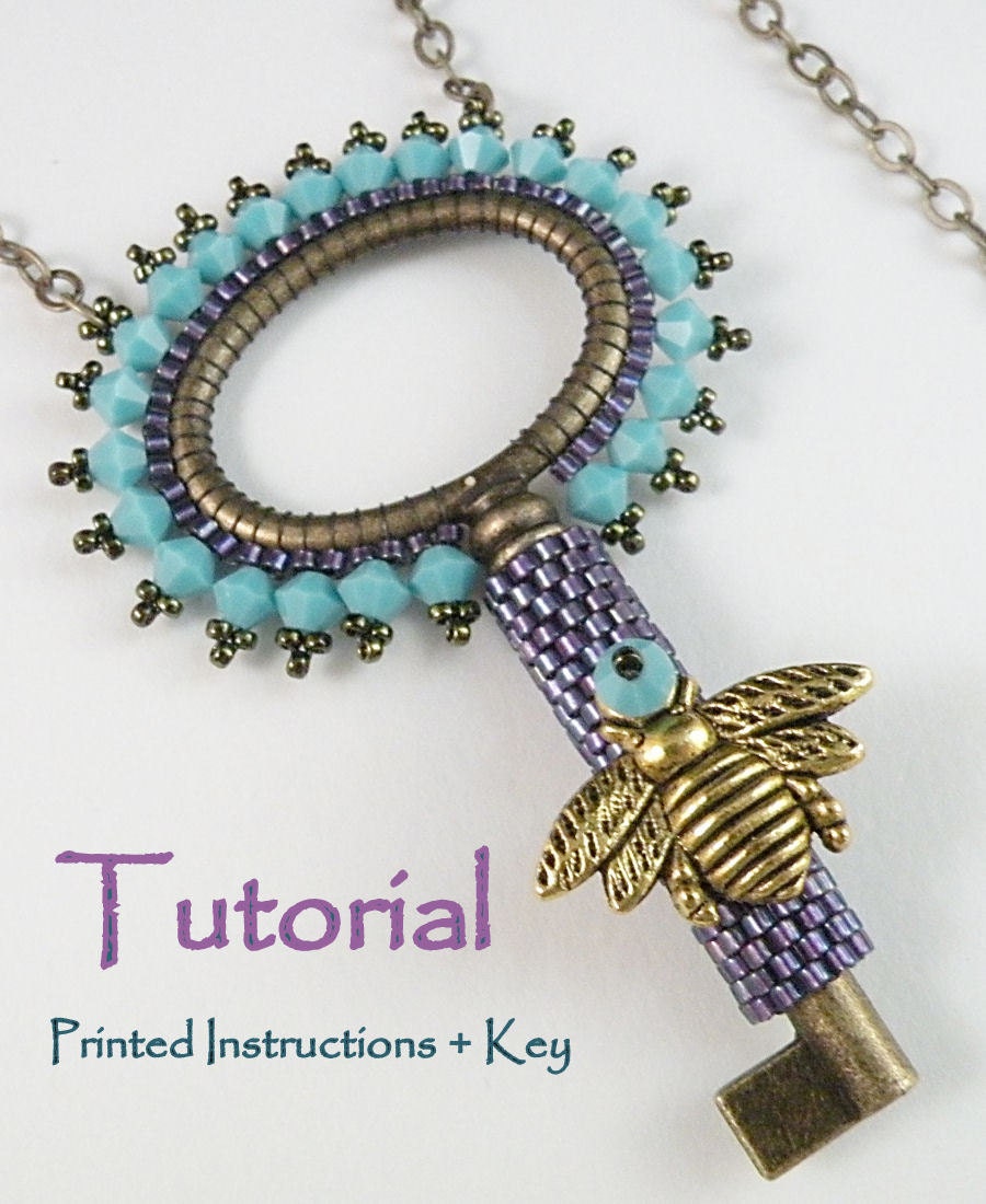 Tutorial and Key: Classy Key Necklace (Large)