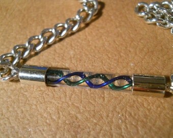 Resident Evil Handblown Glass Super Mini T Virus/Antigen Mixed Capsule Shield Bracelet