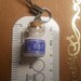 Miniature Legend of Zelda Lon Lon Milk Bottle Cell Charm Keychain