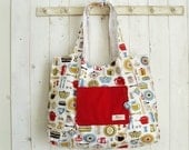 no 196 Eco Friendly Portable Shopping Bag Sewing Pattern PDF