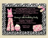 Sleepover Fun Birthday Party Invite - PRINTABLE INVITATION DESIGN Il_170x135
