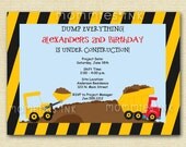 Construction Site Birthday Invite - PRINTABLE INVITATION DESIGN Il_170x135