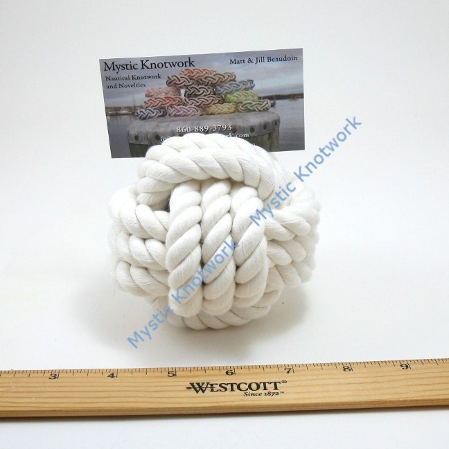 Nautical Monkey Fist Wedding Card Holder