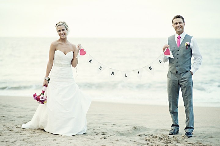 Personalized burlap banner