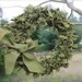 LARGE Primitive Burlap Wreath Gold Yellow Mustard Spring Home Americana Garden