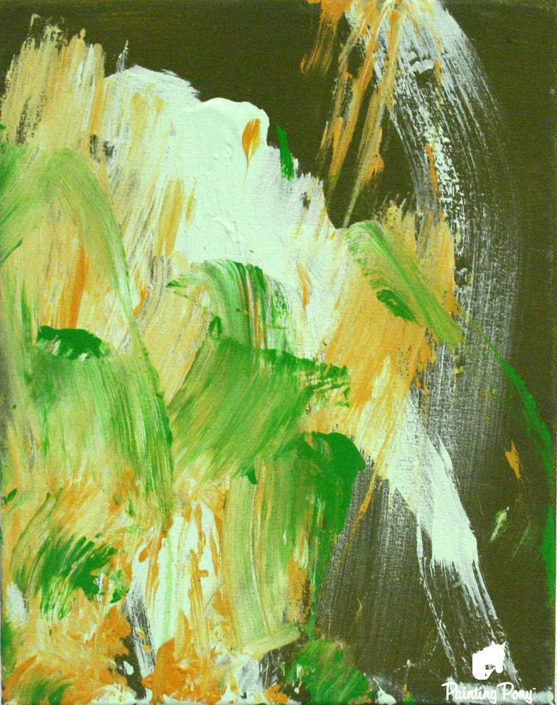 Field of Green Original Painting from pony artist MINNOW