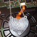 LOVE in Binary - Binary Heart Necklace - Valentines Geek Love...