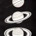 1892 planet saturn rare original antique astronomy celestial print
