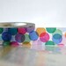 Spots Japanese Washi Tape MT Purple Orange Colorful Dots - Pretty Tape