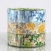 Floral Japanese Washi Tape Little Garden Paper Flower Pattern Set of 3