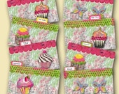 Recipe Index Cards Cupcake Craze coordinate with Cupcake Craze Recipe Box