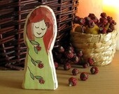 Honeysuckle- waldorf natural toy wooden carved