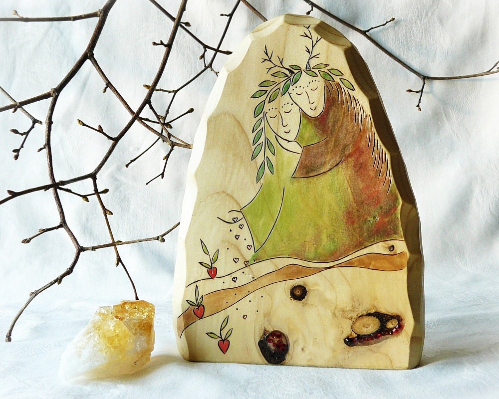 Seeds of love - wedding decoration - eco friendly wooden toy