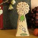BLOWBALL - DANDELION FAIRY - nature table toy - carved wooden figure - waldorf inspired