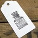 Letterpress vintage gift tags