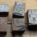 Letterpress vintage gift tags