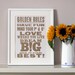 Golden Rules Letterpress Poster