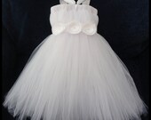 White Flower Girl Dress