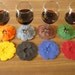Pumpkin Slip-on Coasters - Set of 8