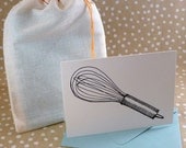 Sketchy Whisk Notecard Set