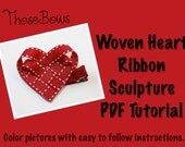 Woven Heart Ribbon Sculpture Tutorial