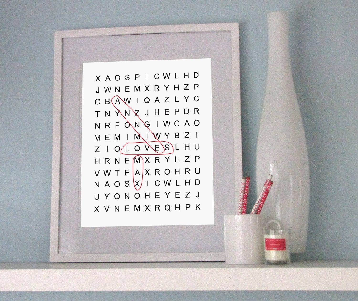 Circle Word Puzzle - customised