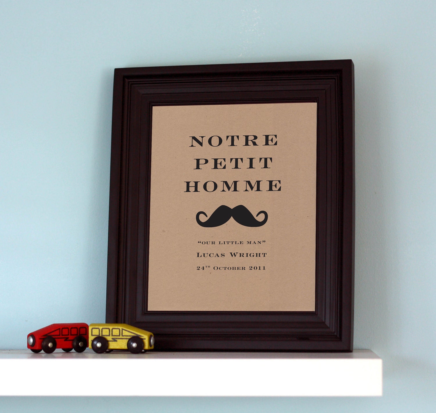 Our Little Man print