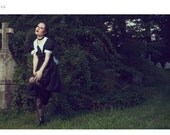Gothic Lolita Dress Cute Wednesday Lenore Goth Loli Dolly Dress Womens Custom Size Plus Size Clothing