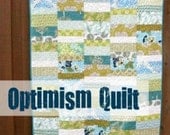 Optimism - Modern Quilt Pattern - PDF file