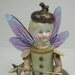 Fairy "Imagine"  Assemblage Art Doll
