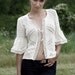 SALE Cotton crochet jacket, Sz M
