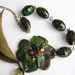 Bright Green Beaded Colar Necklace