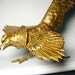 vintage Brass Bird of Paradise, brass sculpture