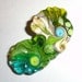 Vegetation...... An ORIGINAL "Sea Bead" by Beatlebaby Glassworks...Handmade Lampwork Glass Organic Focal