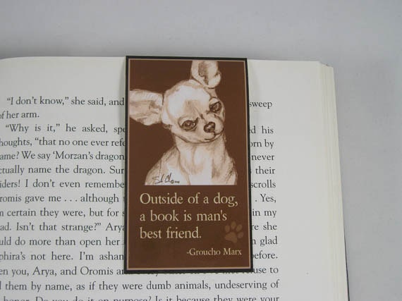 Magnetic Bookmark Chihuahua - Man's Best Friend