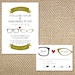 The Perfect Pair of Glasses Wedding Invitation