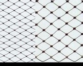 MultipackRM-Black - Regular-width French netting and English Merry Widow veiling