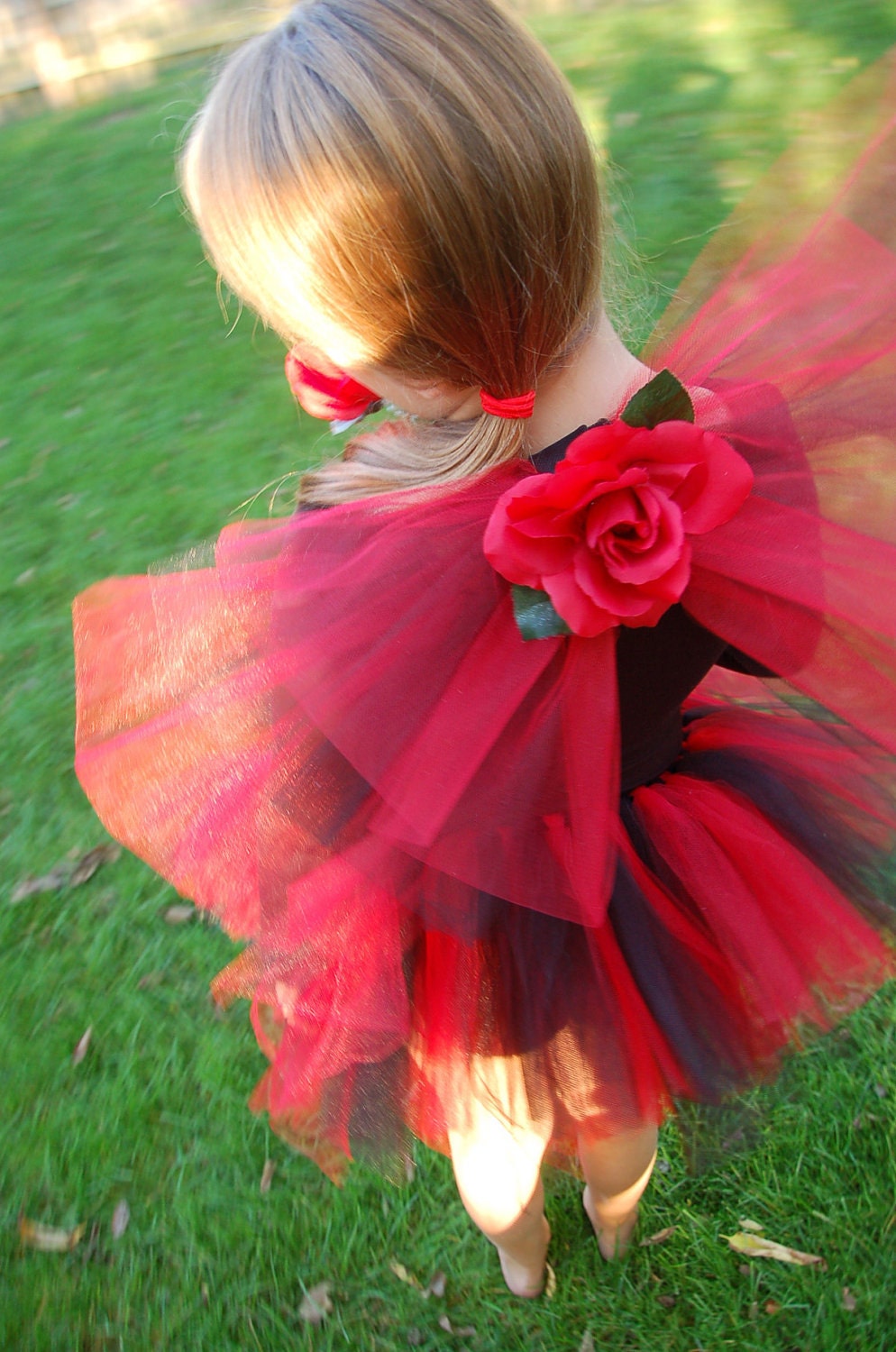 Twilight Red Rose Fairy Tutu Costume