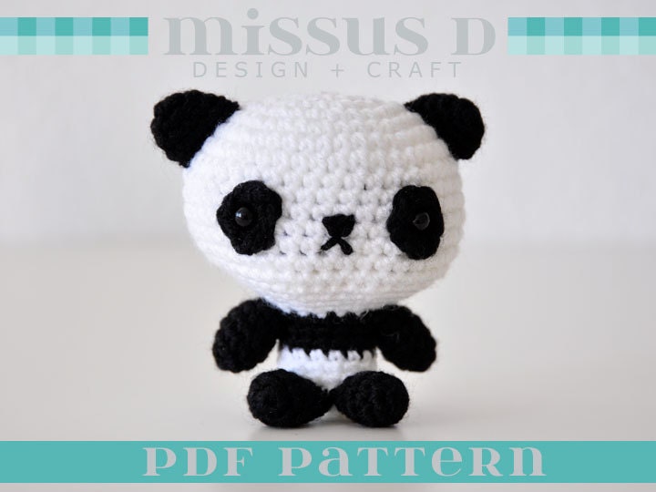 Panda Amigurumi Crochet PATTERN