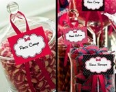 Printable Candy Buffet Labels Girl - Minnie Mouse Pink Birthday Party Line - Stick to Your Story