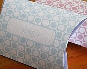 Printable Pillow Box - Custom Text and Color