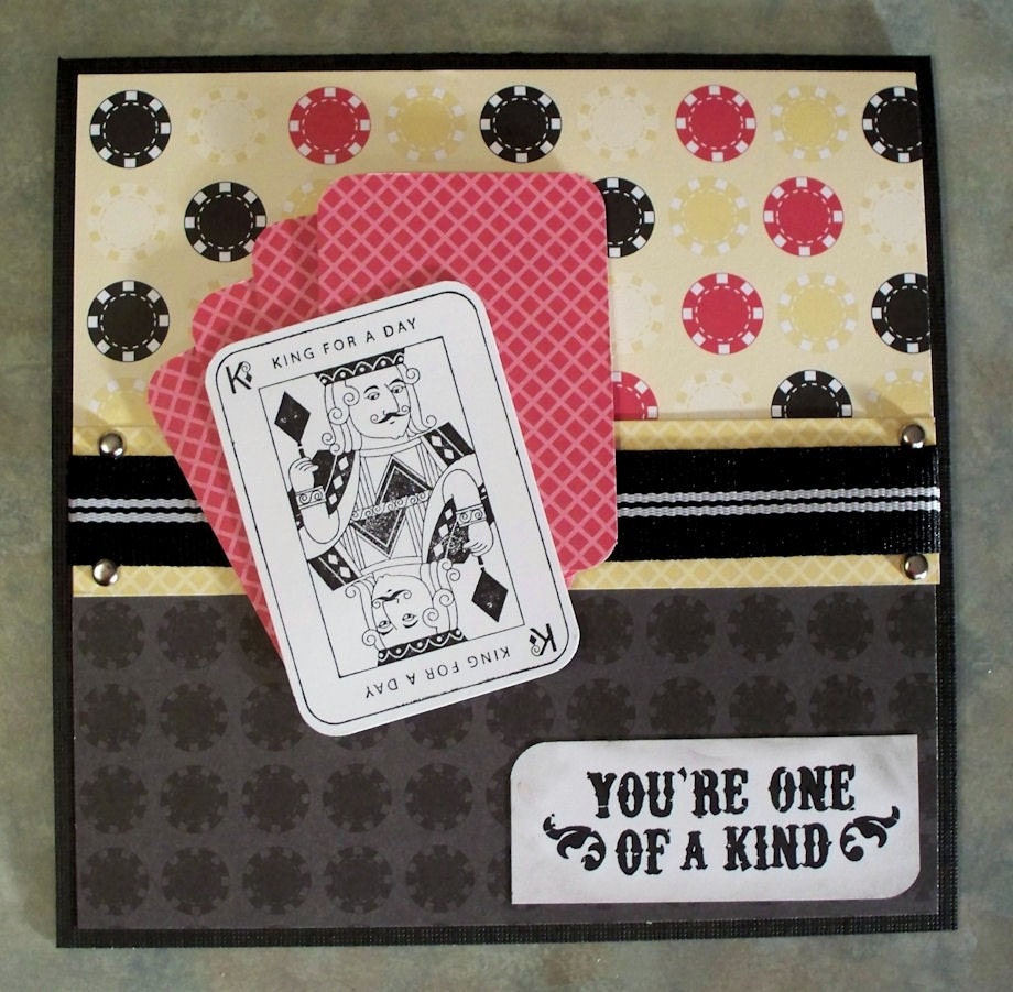 Birthday, Anniversary or Fathers Day Card, Stampin Up Card Games