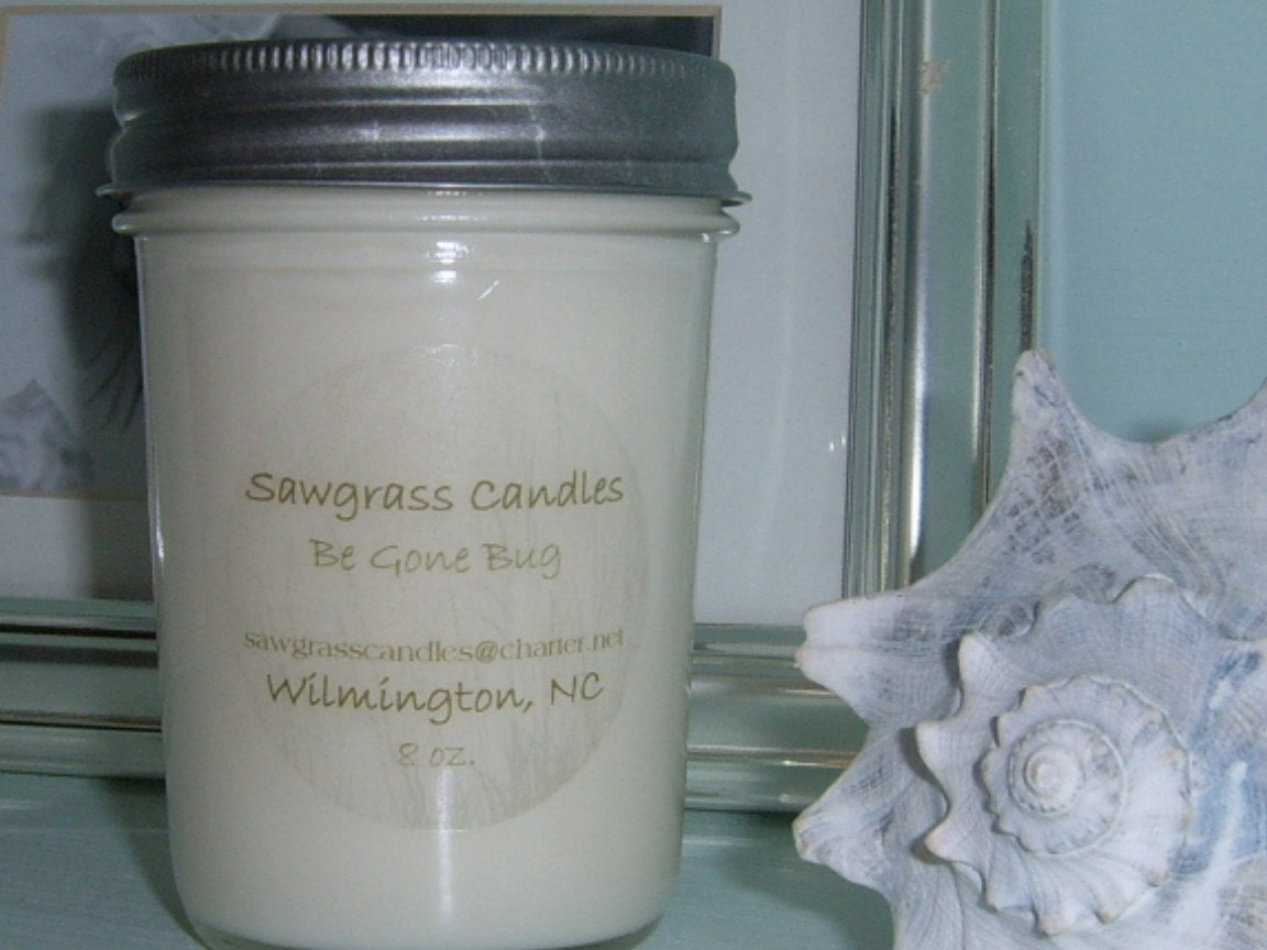 Be Gone Bug - soy wax candle made with essential oils - 8oz