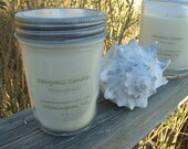 Moondance - aromatherapy soy wax candle - 8oz (blend of Orange, Cinnamon, Peppermint, Spruce, Fir, Vanilla, Frank, Myrrh essential oils)