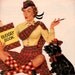 vintage pinup scottish dog 1952 advertisement jello