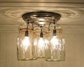 Vintage Canning Jar CEILING LIGHT