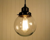Biddeford II. Clear Globe PENDANT Light