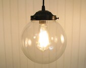 Biddeford. Clear Globe PENDANT Light