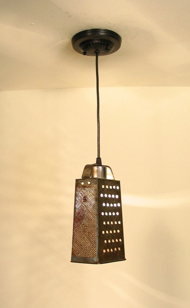 Kittery.Vintage GRATER Turned PENDANT Created NEW