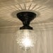 Island Falls II. Clear Globe Made CEILING LIGHT New